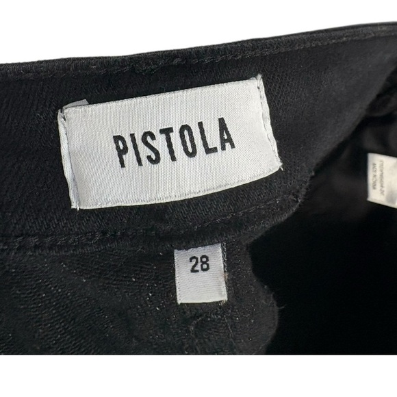 PISTOLA Teagan High Rise Vented Straight Leg Jeans Size 28 - Picture 9 of 10